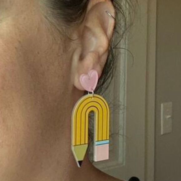 Pencil earrings  - Picture 3 of 3